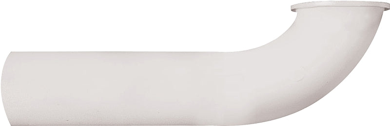 Plumb Pak PP66-15W Wall Tube, 1-1/4 in, 7 in L, Slip-Joint, Plastic, White