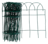 Panacea 20 ft. L X 14 in. H PVC Green Scroll Garden Edging, Pack of 6