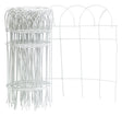 Panacea 20 ft. L X 14 in. H PVC White Scroll Garden Edging, Pack of 6