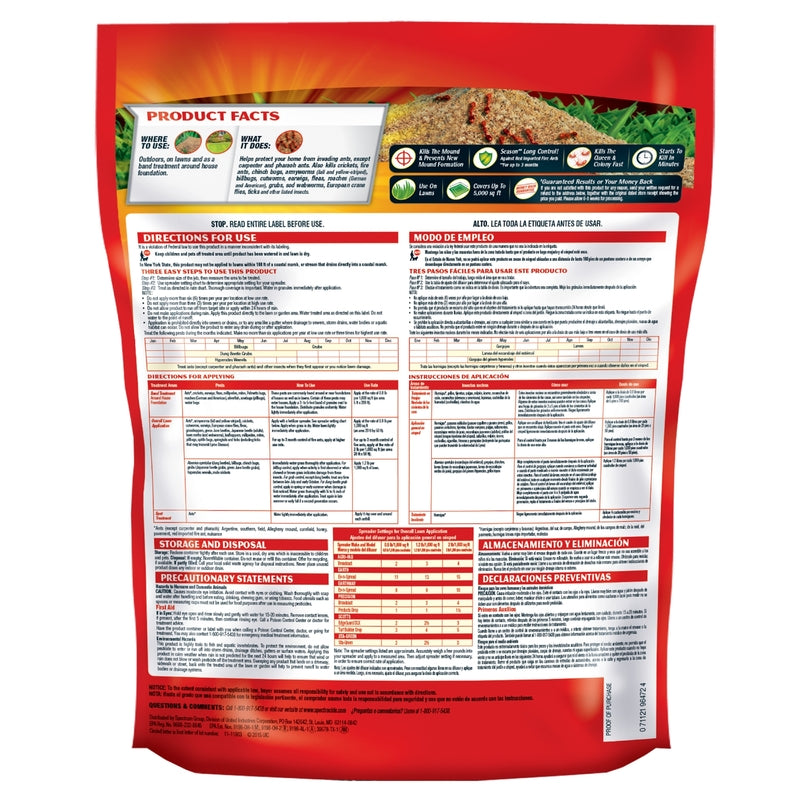 Spectracide Fire Ant Killer Granules 10 lb, Pack of 4