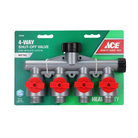 Ace Metal Threaded Male Garden Hose Manifold
