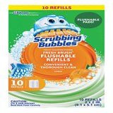 Scrubbing Bubbles Fresh Brush Citrus Scent Toilet Wand Refill Heads