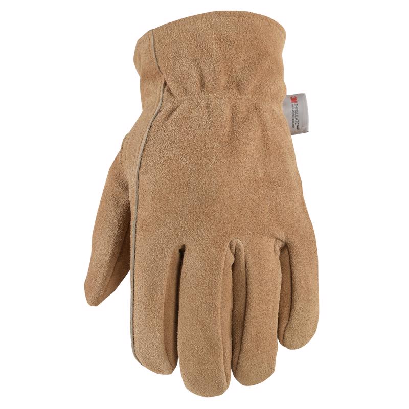 Wells Lamont Men's Outdoor Heavy Duty Gloves Brown L 1 pk, Pack of 3