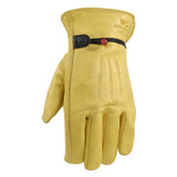 Wells Lamont L Cowhide Leather Driver Saddletan Gloves, Pack of 3