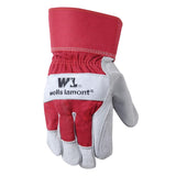 Wells Lamont Men's Outdoor Palm Work Gloves Red L 1 pair
