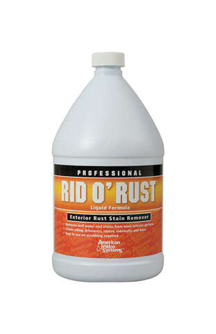 Rust Hydro Components American Hydro Systems Rid O' Rust 1 gal Liquid Exterior Rust Stain Re ...