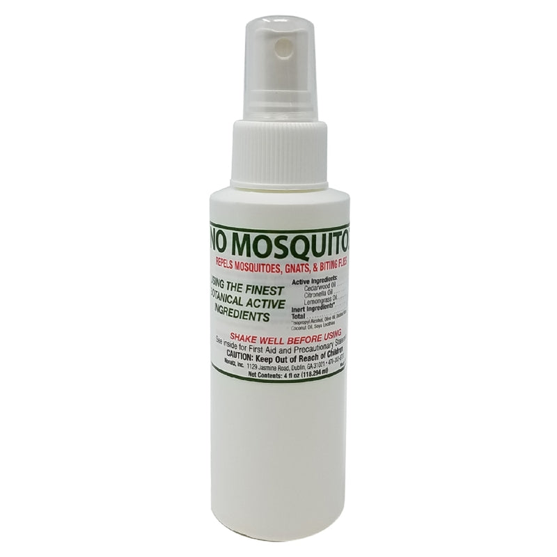 No Natz Organic Insect Repellent Liquid For Mosquitoes/Other Flying Insects 4 oz, Pack of 12