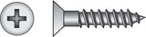 HILLMAN No. 12 X 1 in. L Phillips Zinc-Plated Coarse Wood Screws 100 pk