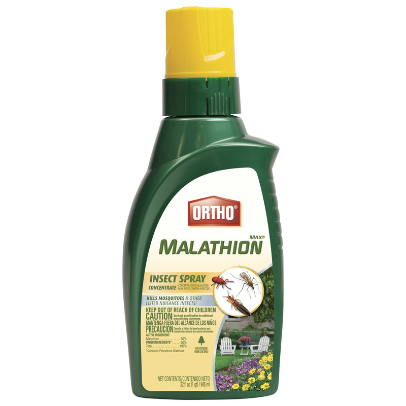Ortho Max Malathion Insect Killer Liquid Concentrate 32 oz, Pack of 6
