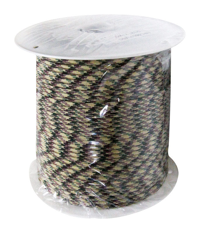 Koch Industries 5/32 in. D X 400 ft. L Camouflage Braided Nylon Paracord