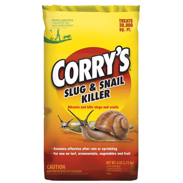 Corry's Slug and Snail Killer 6 lb, Pack of 3