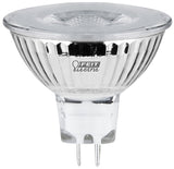 Feit Electric BPFMW/930CA/3 LED Bulb, Track/Recessed, 300 Lumens, 4 W, MR16 Lamp, 35 W Equivalent, GU5.3 Lamp Base, 3/PK, Pack of 6