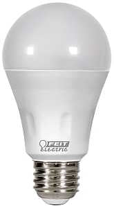 Feit Electric BPA19/B/LASER/LED LED Bulb, General Purpose, A19 Lamp, 40 W Equivalent, E26 Lamp Base, 3000 K Color Temp