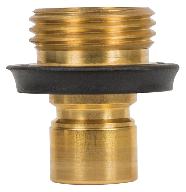 Gilmour 871514-1001 Quick Connect Set with Shut Off, Male Threaded, Metal/Rubber, Pack of 12