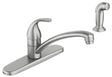 Moen Adler Series 87604SRS Kitchen Faucet, 1.5 gpm, 4-Faucet Hole, Spot Resistant Stainless, Sink Deck Mounting