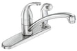 Moen Adler Series 87605 Kitchen Faucet, 1.5 gpm, 3-Faucet Hole, Metal, Chrome Plated, Deck Mounting, Lever Handle