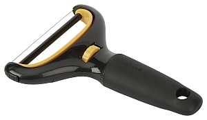 Goodcook 20331 Adjustable Cheese Slicer, Stainless Steel Blade, Plastic Handle, Black