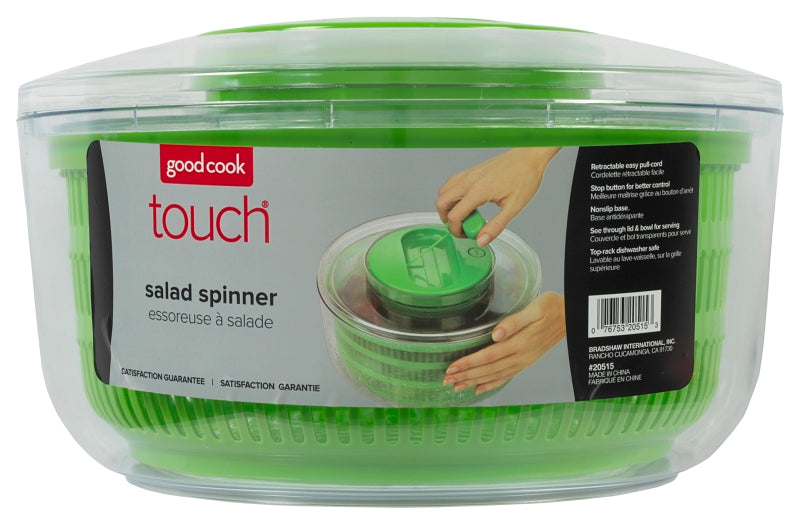 Goodcook 20515 Salad Spinner, Metal, Green