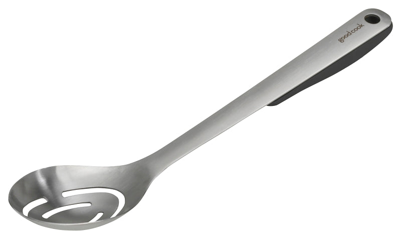Goodcook 20438 1-Piece Slotted Spoon, 13.3 in OAL, Stainless Steel