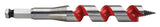 Milwaukee 48-13-0753 Ship Auger Bit, 3/4 in Dia, 6 in OAL, Wide Flute, 7/16 in Dia Shank, Hex Shank