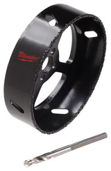Milwaukee 49-56-0310 Hole Saw, 6-5/8 in Dia, 1 in D Cutting, 5/8-18 Arbor, 4 TPI, Carbide Cutting Edge