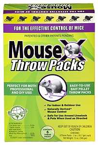 RatX 620206 Mouse Control, Pellet, 12 oz Box