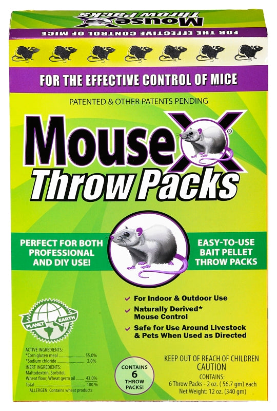 RatX 620206 Mouse Control, Pellet, 12 oz Box