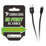 Diamond Visions Cobra Cord Lightening Apple Charging Cable 1 pk, Pack of 12