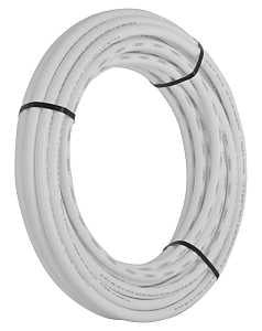SharkBite U870W100 Pipe Tubing, 3/4 in, 100 ft L, PEX, PEX-B, Polyethylene, White