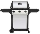 Broil-Mate 116454S LP Gas Grill, 40,000 Btu BTU, Liquid Propane, 3 -Burner, 400 sq-in Primary Cooking Surface