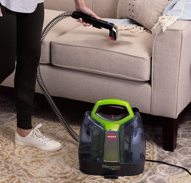 Bissell Little Green Max Pet Series 3857 Portable Carpet Cleaner, 32 oz Tank, 3 in W Cleaning Path