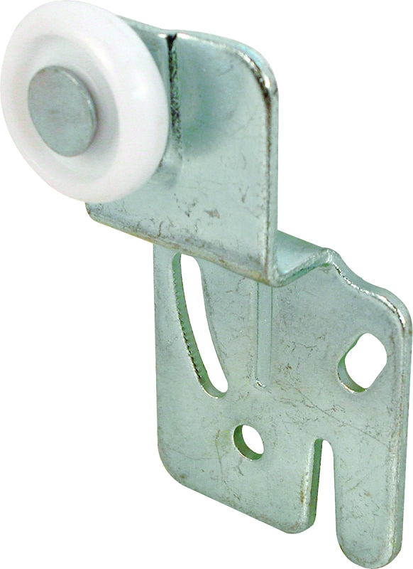 Prime-Line N 6501 Roller Assembly, 2-1/2 in L x 1-3/8 in W Dimensions, 7/8 in Dia Roller, 1/4 in W Roller, Nylon/Steel