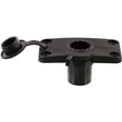 Scotty 244LBK Flush Mount Bracket, Black, Locking