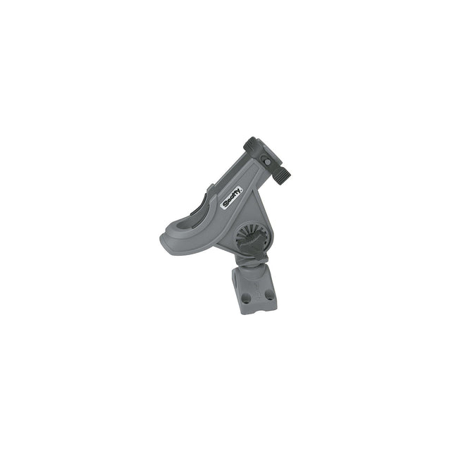 Scotty 280GR Bait Caster/Spinning Rod Holder w/ Side/Deck Mt., Gray