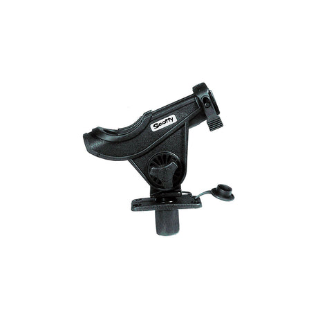 Scotty 281BK Bait Caster/Spinning Rod Holder w/ Flush Mt., Black