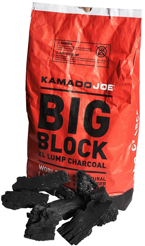 Kamado Joe KJ-CHAR Lump Charcoal, 18 hr Burn Time, 20 lb