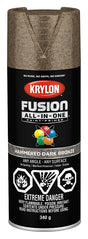 Krylon 427870007 Spray Paint, Hammered, Dark Bronze, 12 oz, Can