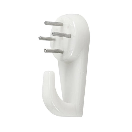 OOK 50096 Hardwall Hanger, 25 lb, Plastic, White