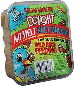 C&S No Melt Suet Dough Delights Series CS12583 Bird Suet, 11.75 oz, Pack of 12