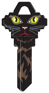 Hy-Ko 16005SC1-37 Key Blank, Cat Face, Brass, For: Schlage SC1 Keyways, SC1 Key Number, Pack of 5