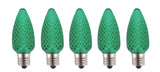 Hometown Holidays 24995 Bulb, Intermediate Lamp Base, LED Lamp, Crystal Green Light