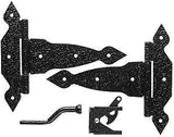 National Hardware V8412 Series N109-013 Gate Kit, Steel, Black