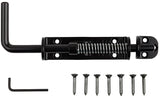 National Hardware N109-214 Slide Bolt, 1-9/16 in Bolt Head, Steel