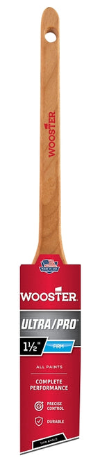 Wooster Ultra/Pro 4181-1 1/2 Paint Brush, 1-1/2 in W, Firm Brush, 2-3/16 in L Bristle, Nylon/Polyester Bristle