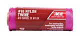 Ace 18 in. D X 525 ft. L Pink Twisted Nylon Twine