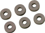 Plumb Pak PP805-31 Faucet Washer, Flat, #0, 17/32 in Dia, Rubber, For: Sink and Faucets, Pack of 6