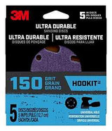 3M 27258 Power Sanding Disc, 150 Grit, 5 in Dia