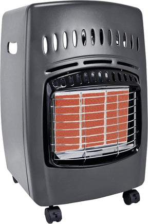 Comfort Glow Cabinet Heater, LP Gas, 18,000 BTU, Heats 450 sq. ft., Steel