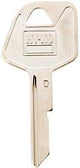Hy-Ko 11010B67 Key Blank, Brass, Nickel, B67 Key Number, Pack of 10