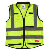 Milwaukee 48-73-5042 High-Visibility Safety Vest, L, XL, Regular, Unisex, Polyester